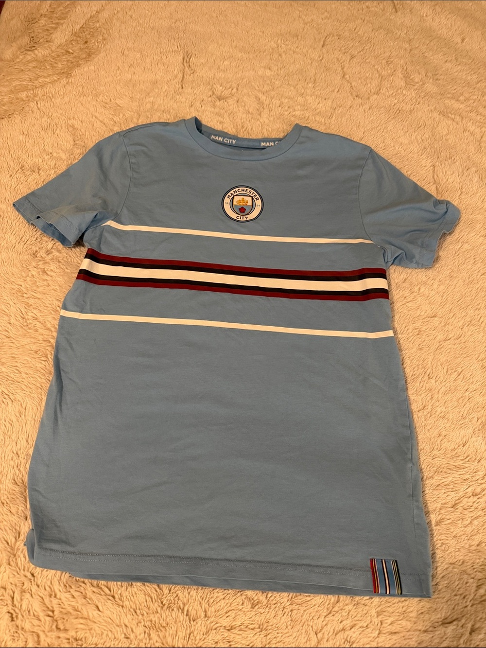 Light Blue Men's Jersey Tee